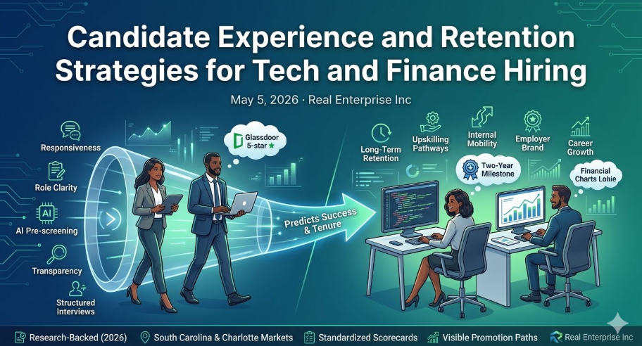 Candidate Experience and Retention Strategies for Tech and Finance Hiring
