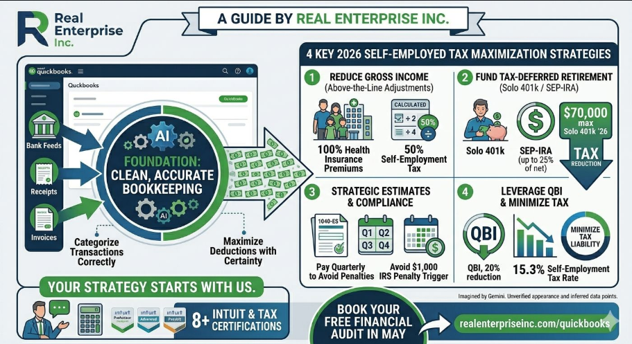 Federal Individual Tax Return Tips and Strategies Every Self-Employed Person Needs in 2026